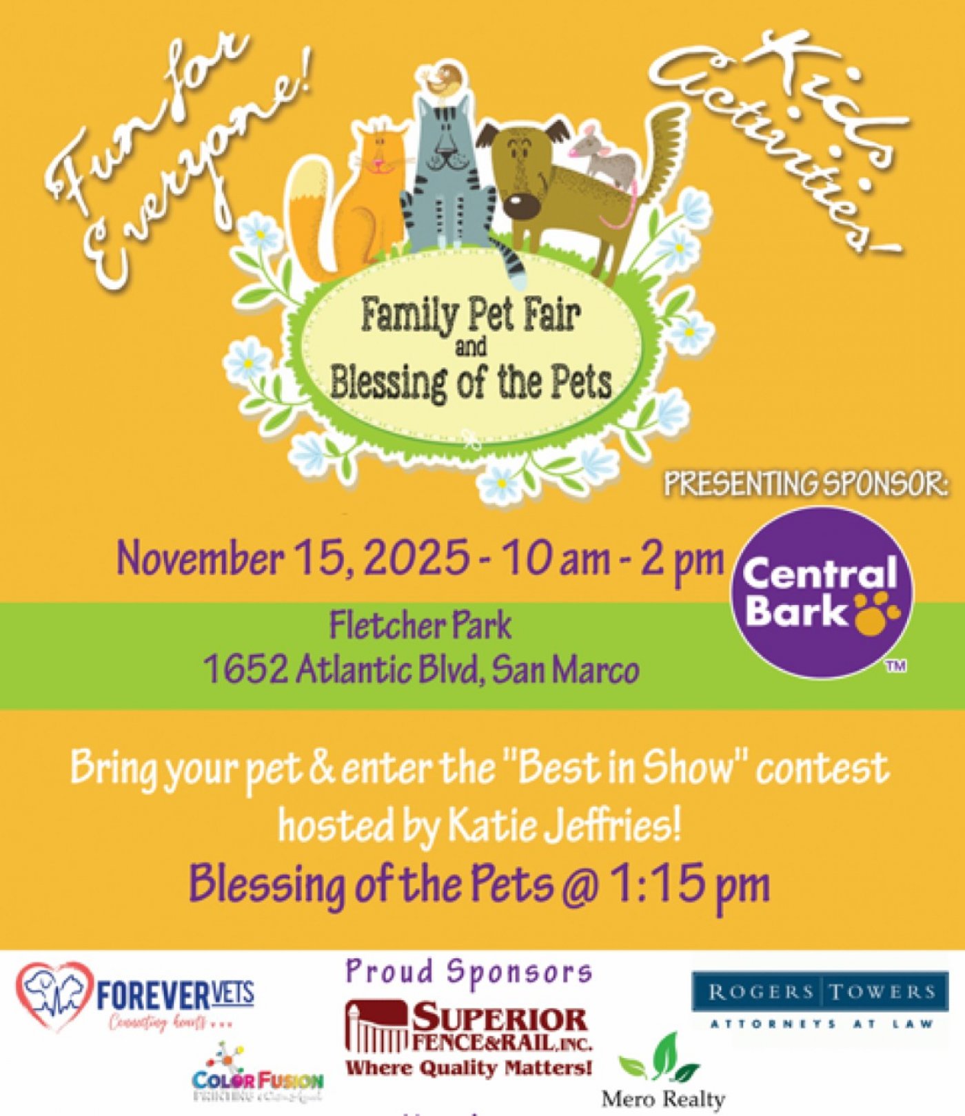 2025 Family Pet Fair & Blessing of the Pets