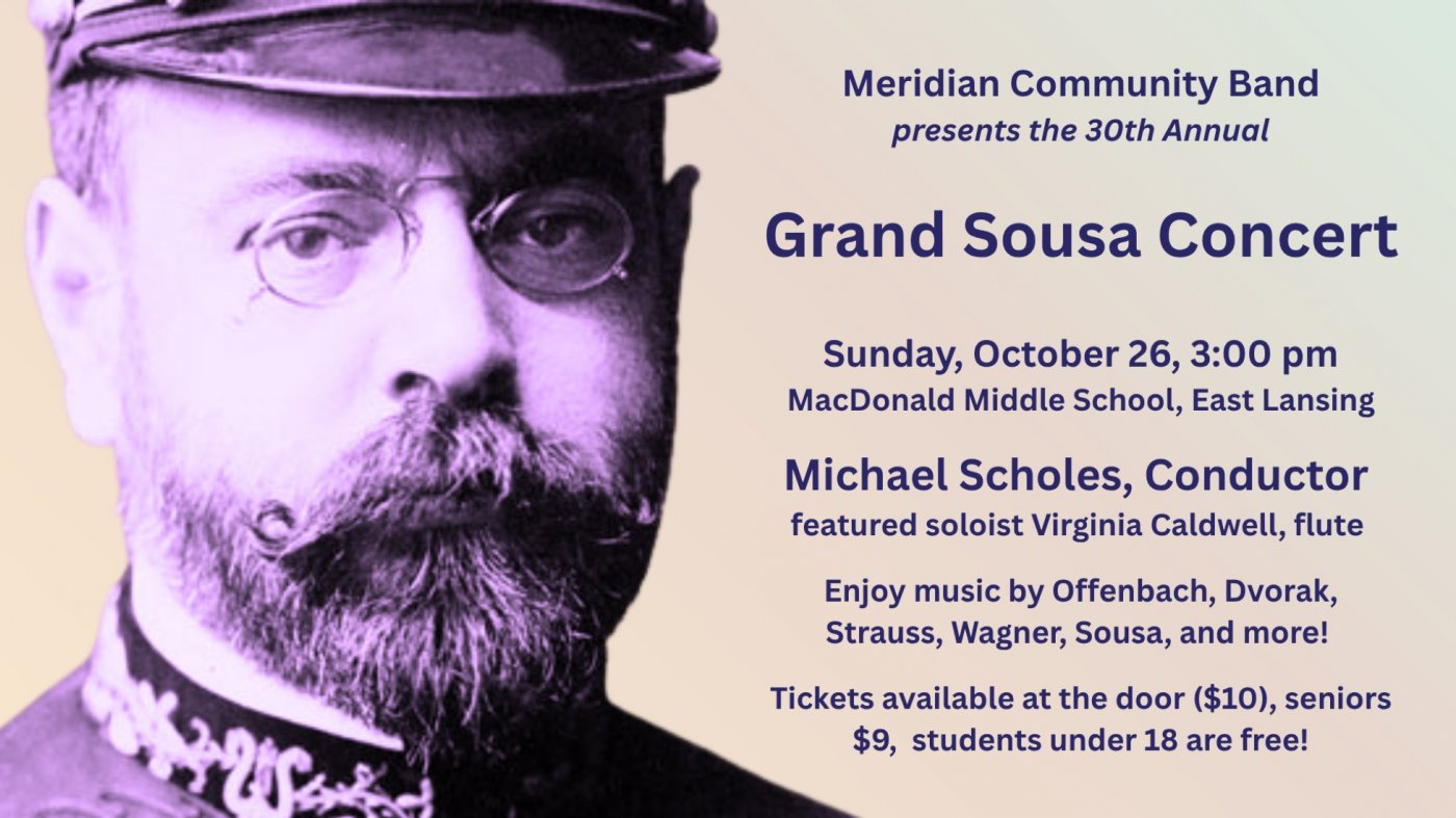 Grand Sousa Concert, presented by the Meridian Community Band