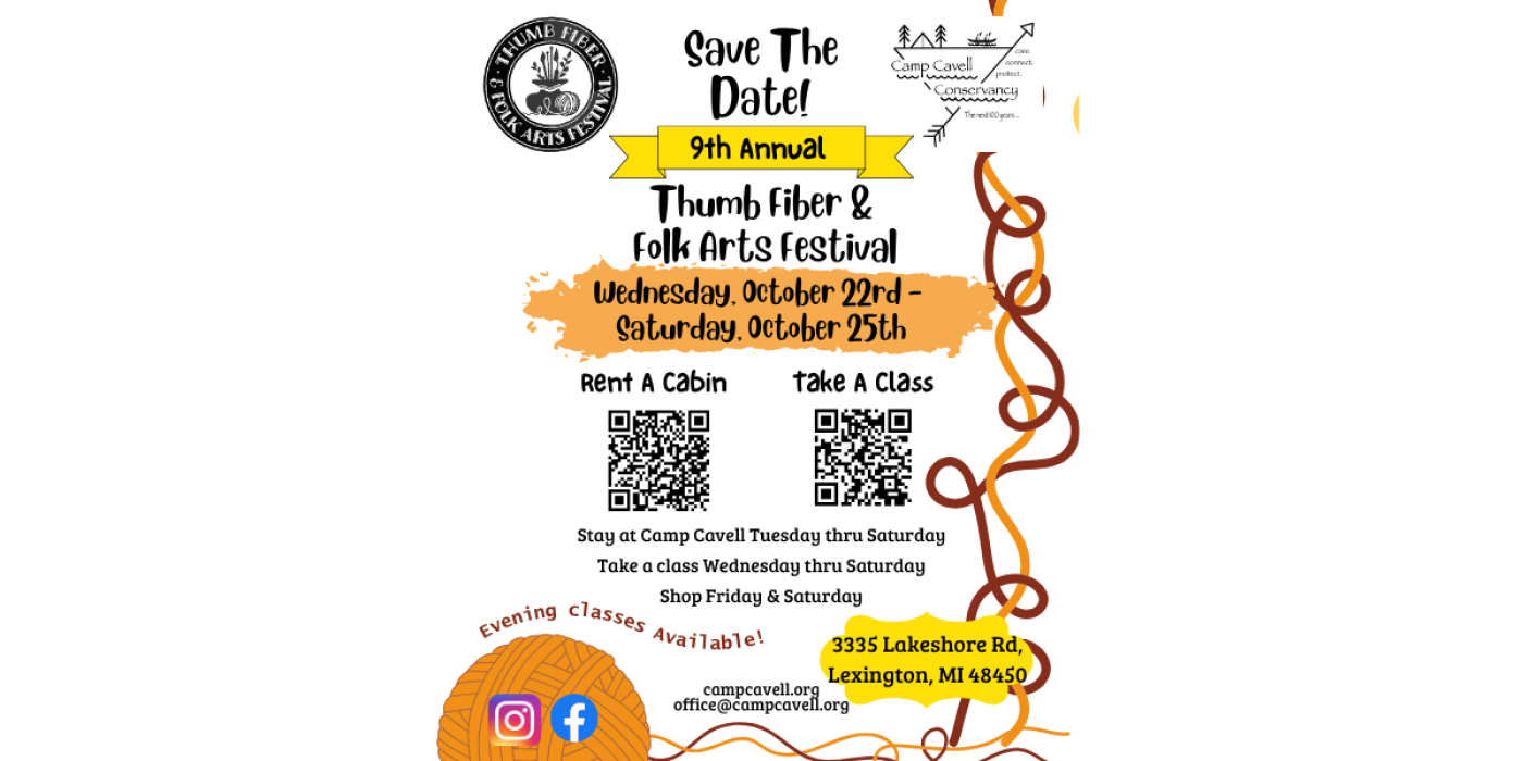Thumb Fiber & Folk Arts Festival at Camp Cavell