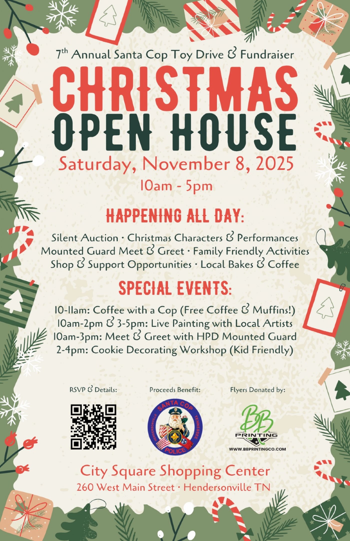 7th Annual Christmas Open House & Fundraiser
