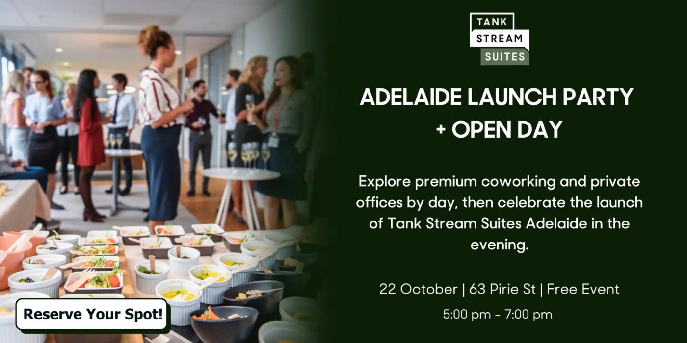 Tank Stream Suites Adelaide Launch Party