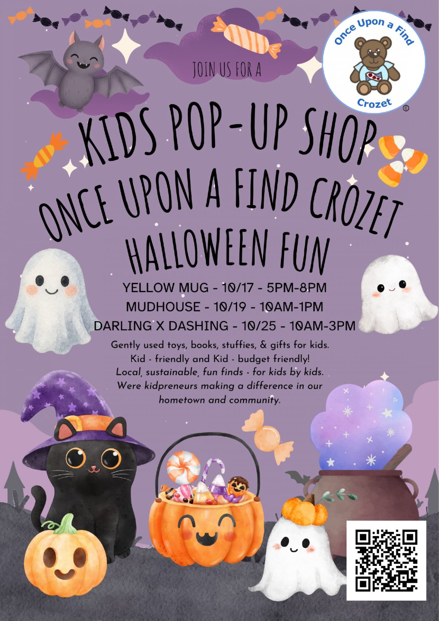 Pop-Up Shop for Kids at the Yellow Mug