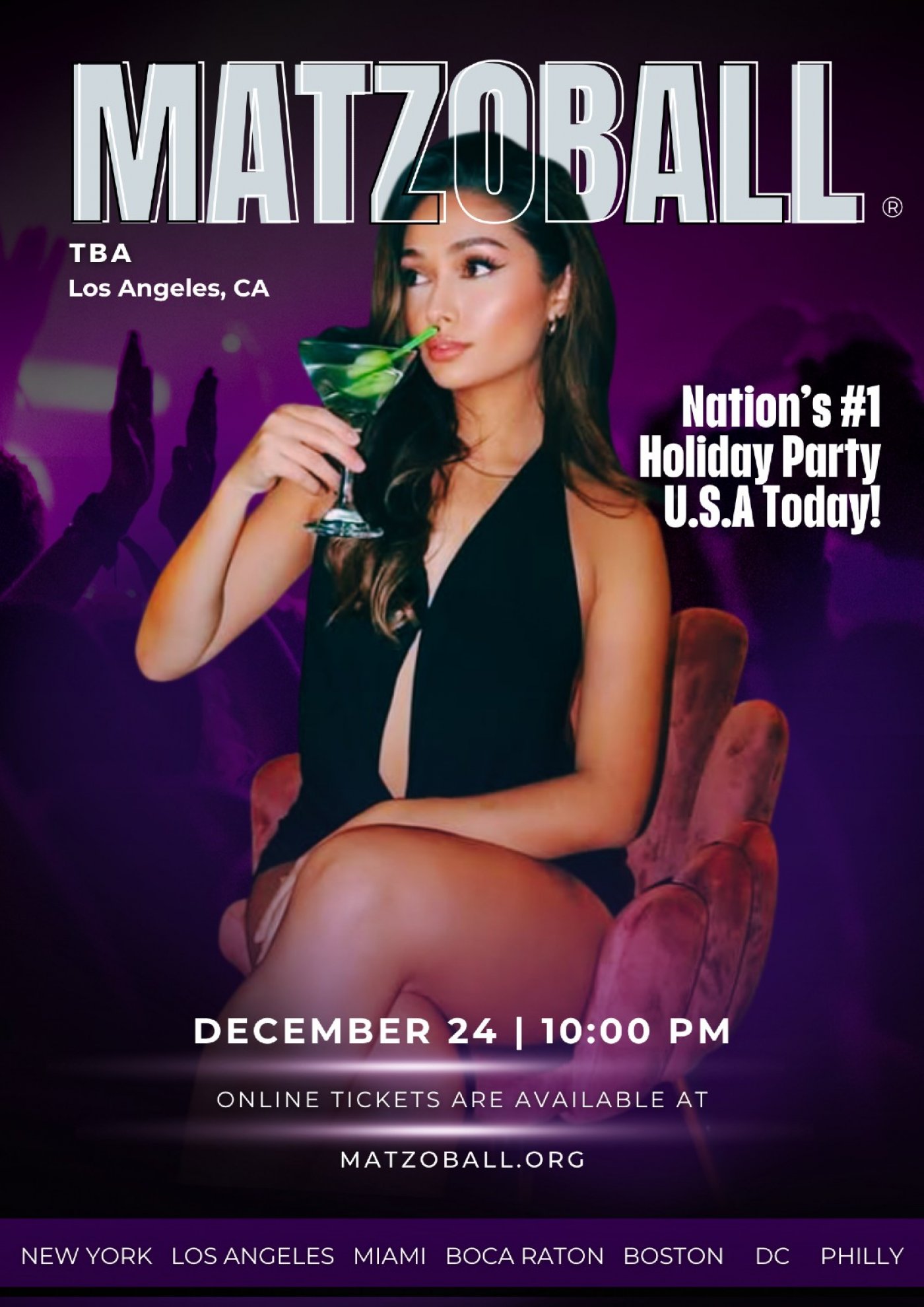 MATZOBALL\u00ae LOS ANGELES XMAS EVE ages 21-49 December 24, 2025