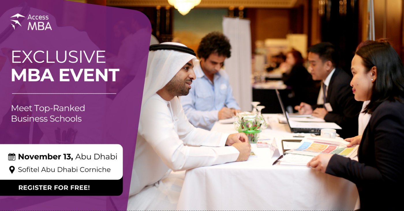 Exclusive MBA Event Abu Dhabi \u2013 Meet & Network with Top Schools