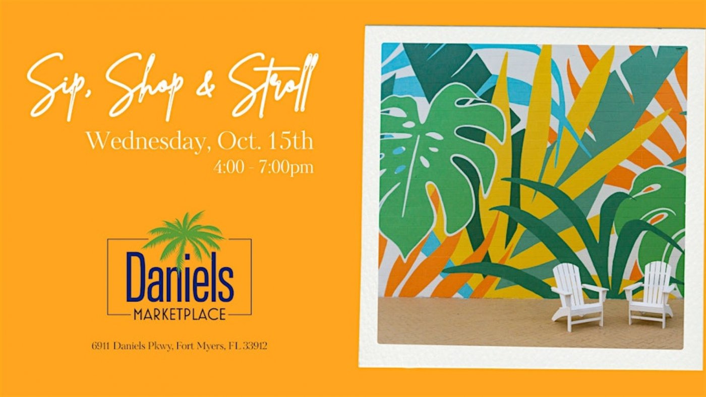 Sip, Shop + Stroll