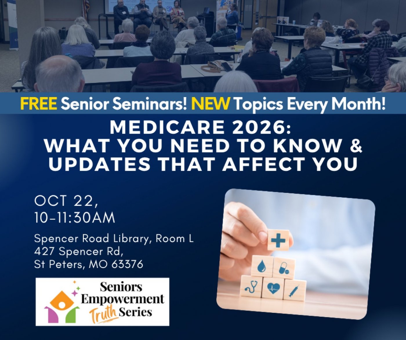 Free Senior Seminar: Medicare 2026: What You Need to Know & Updates That Affect You