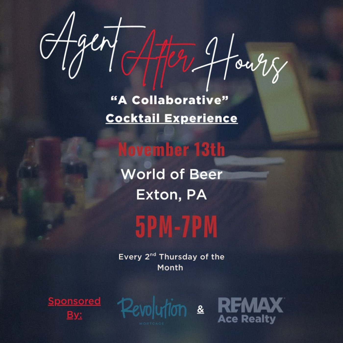 Monthly Agent After Hours Happy Hour