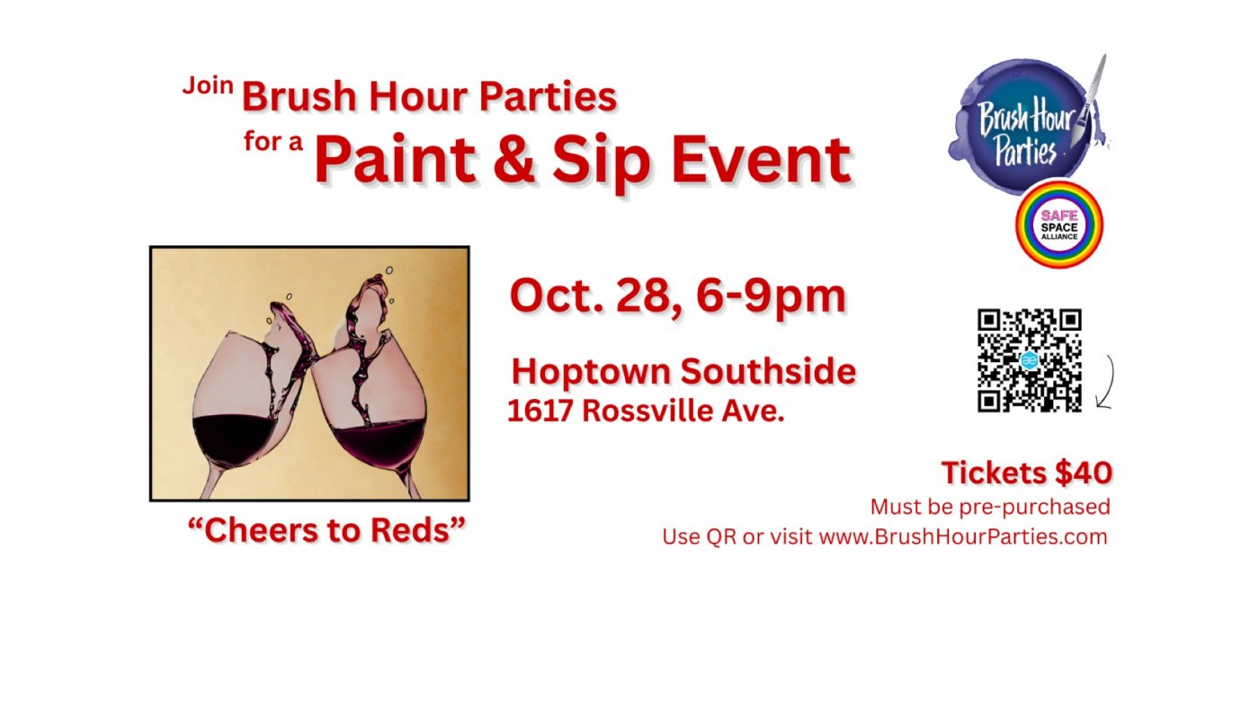 Paint and Sip Event with Brush Hour Parties