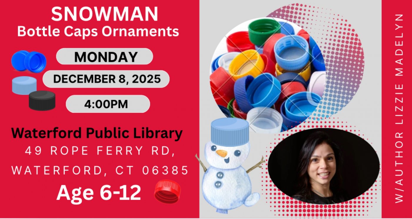 Come create Snowman Ornaments with Author Lizzie Madelyn