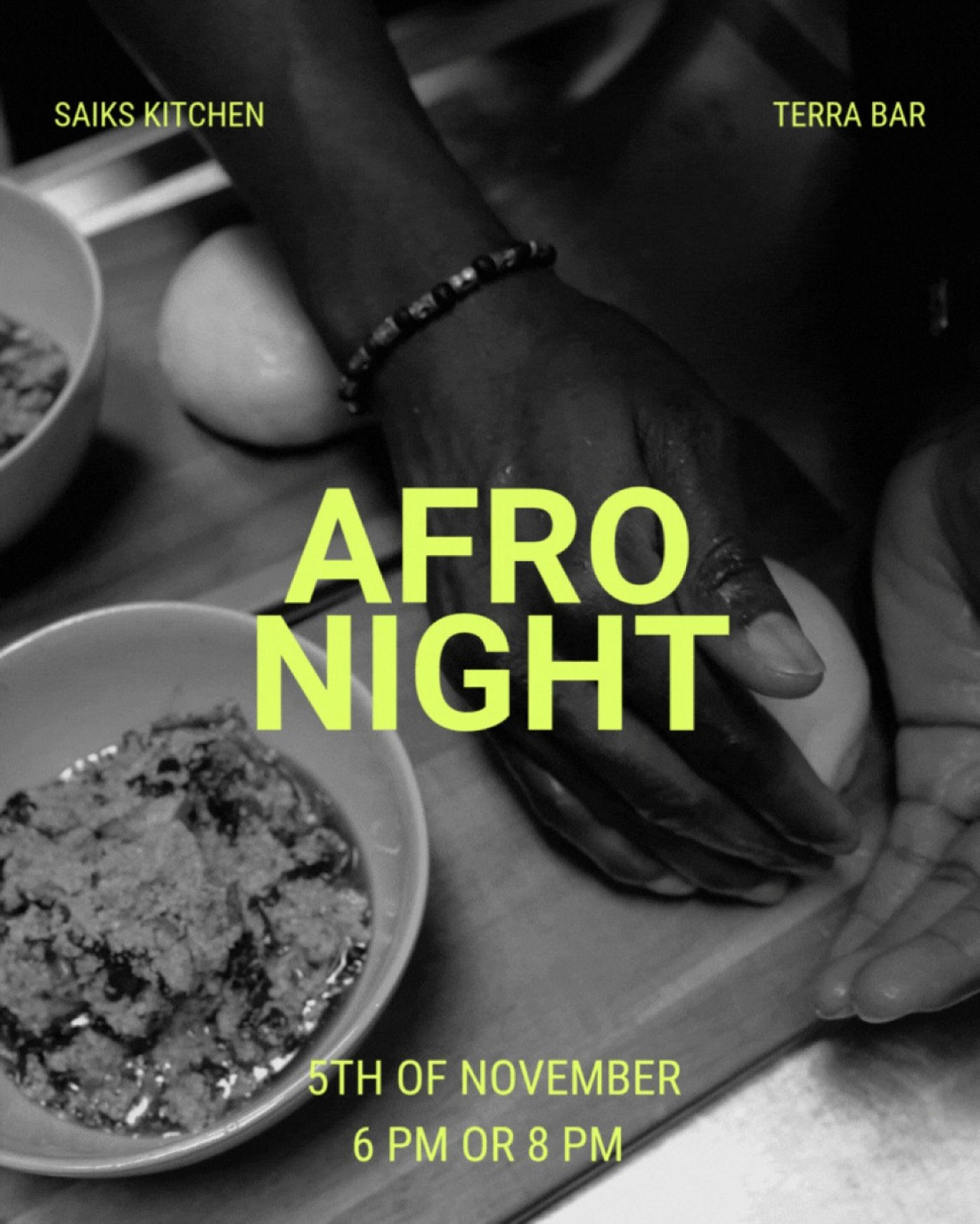 Afronight. Discover Fufu by Saiks Kitchen.