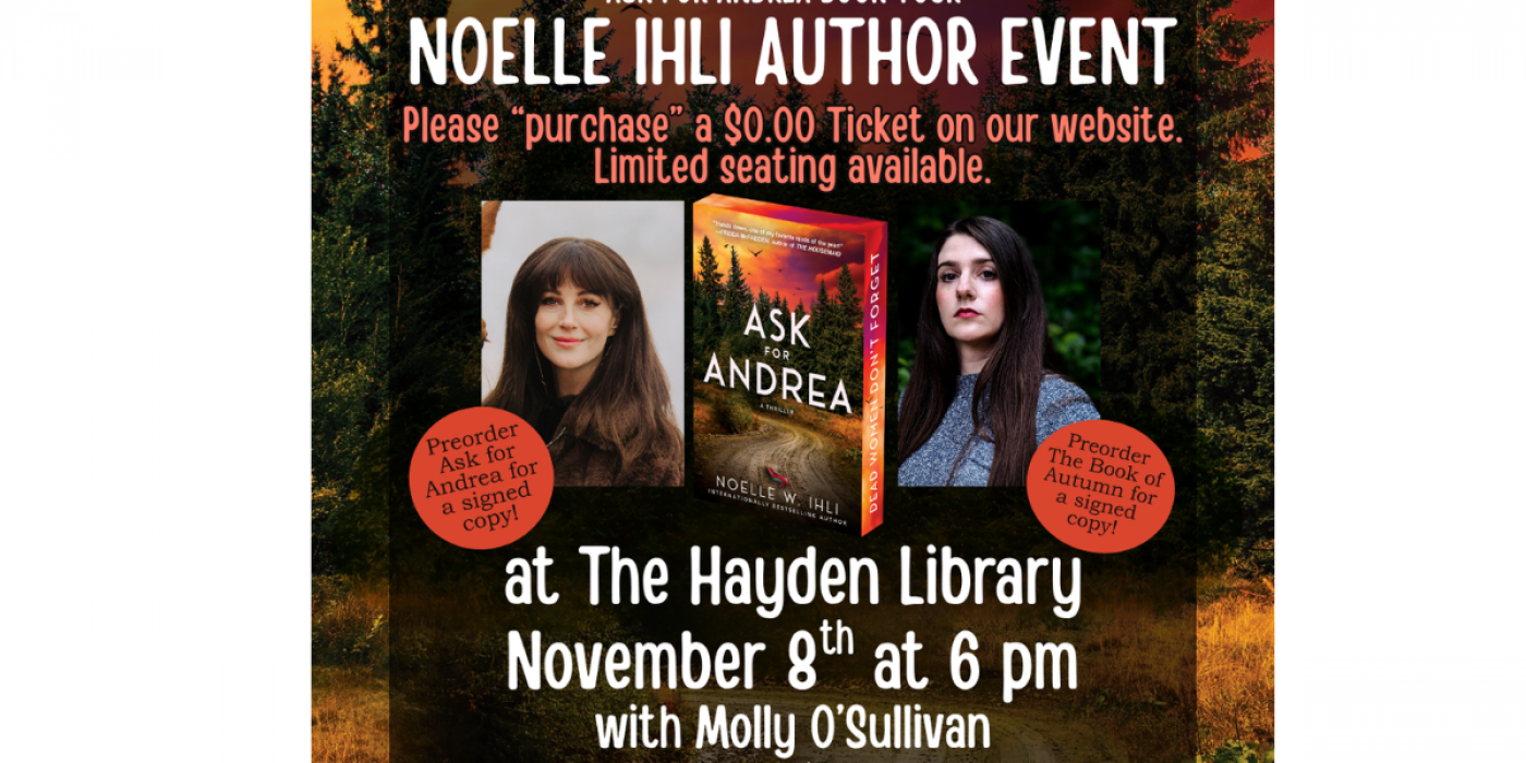 Author Event: Noelle Ihli in Conversation with Molly O\u2019Sullivan
