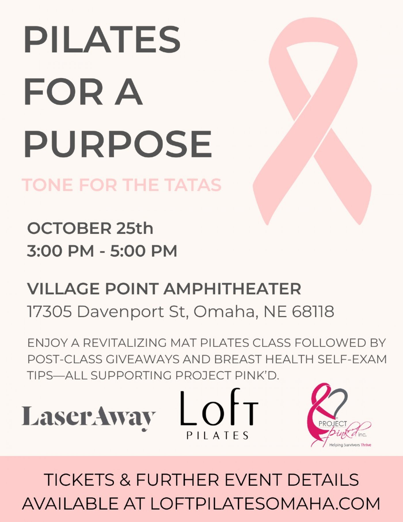 Pilates for a Purpose - Tone for the Tatas Breast Cancer Awareness Event