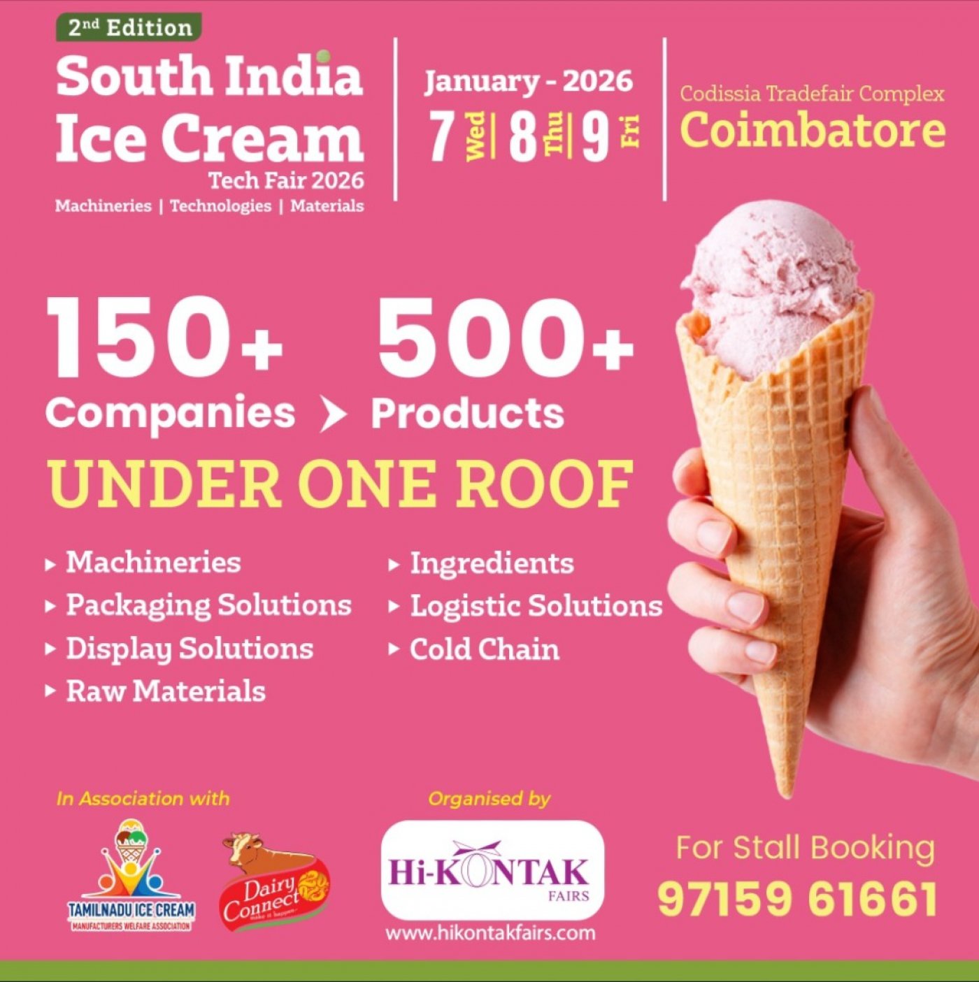 South India Ice Cream Tech Fair 2026