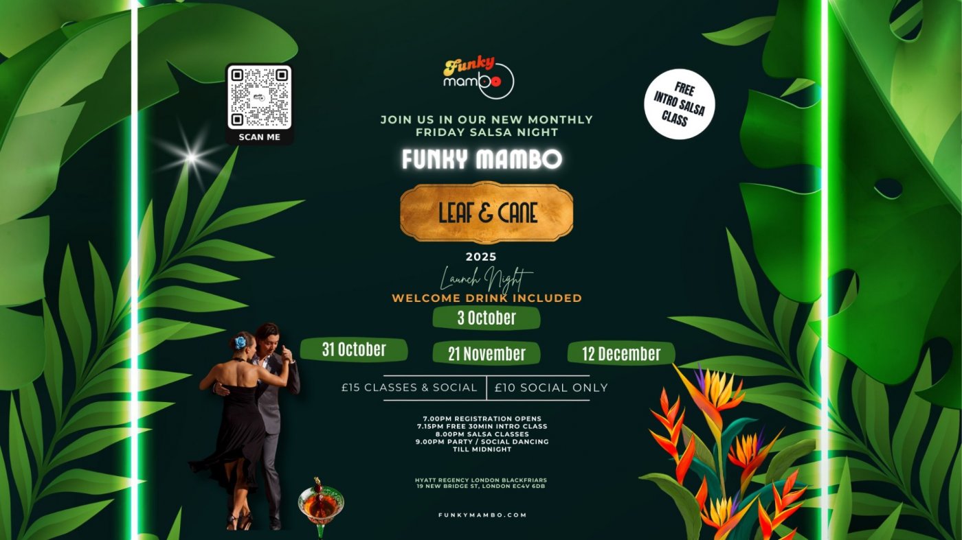Funky Mambo's Monthly Friday Salsa Night @Leaf & Cane - Halloween Party