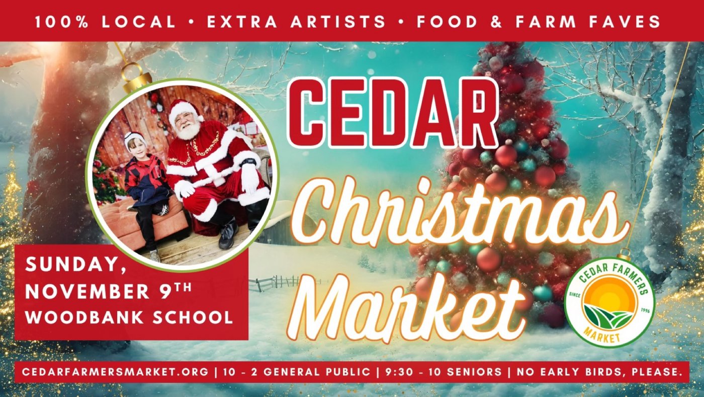 Cedar Christmas Market - by the Cedar Farmers Market!