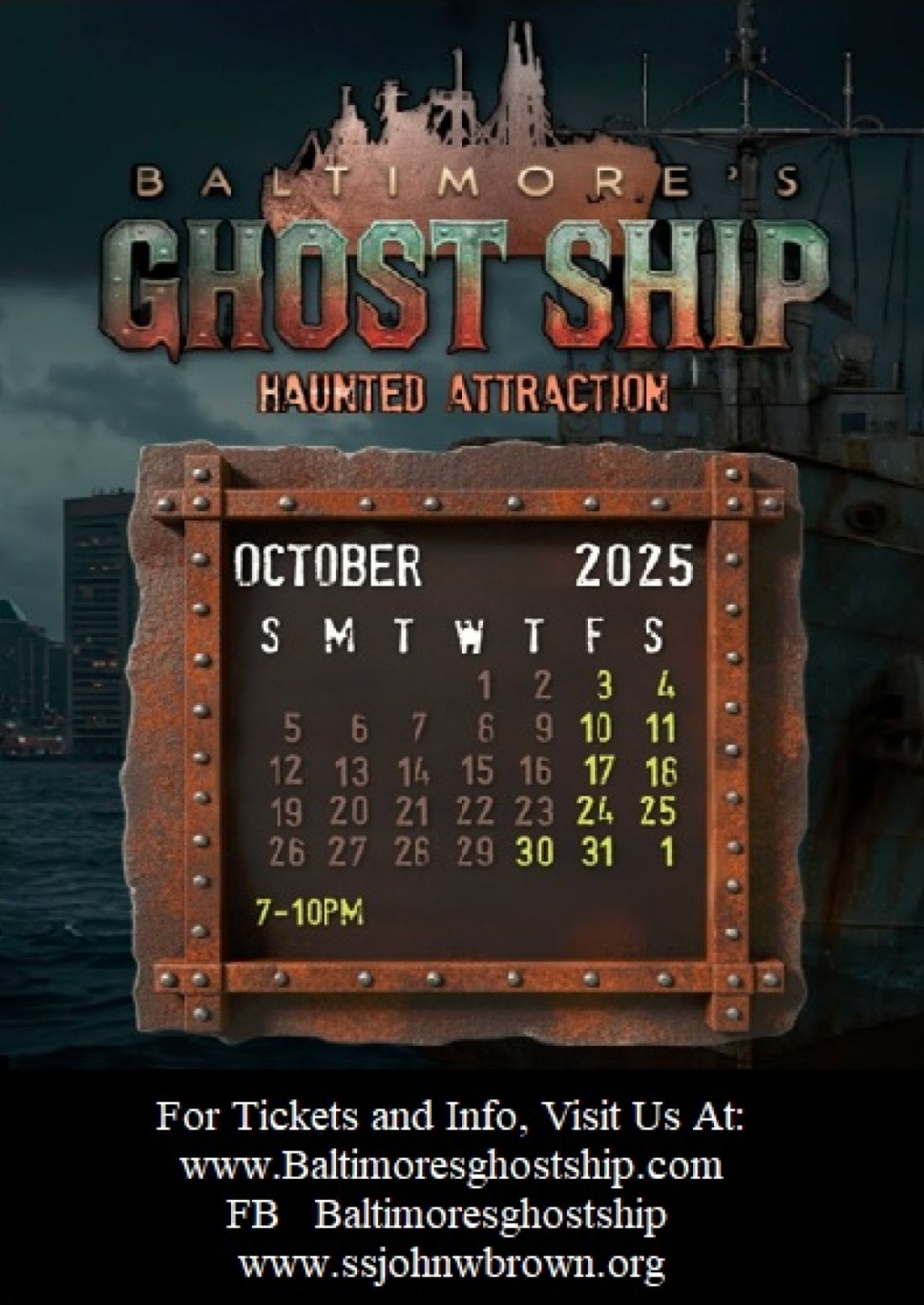 Baltimore's Ghost Ship Haunted Attraction - Sea Monsters