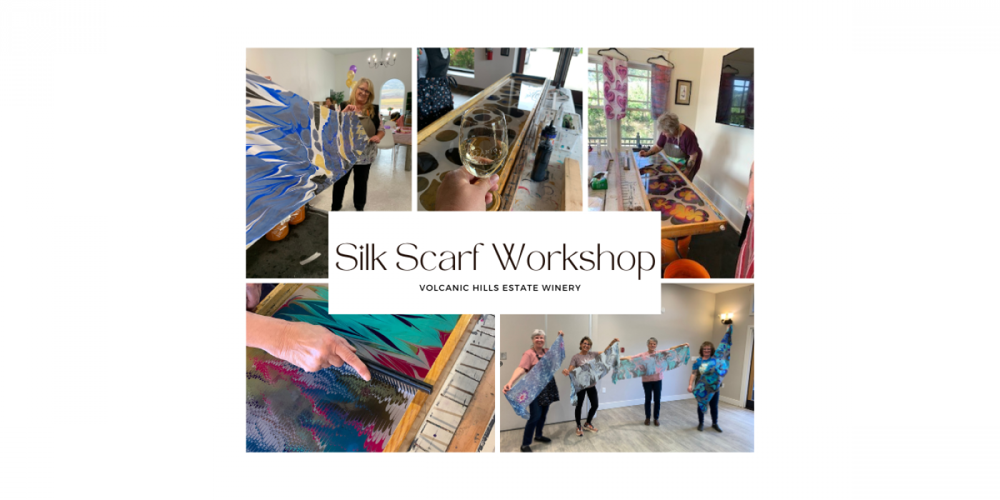 Create A Silk Scarf, SIP & CREATE Workshop - WEST KELOWNA