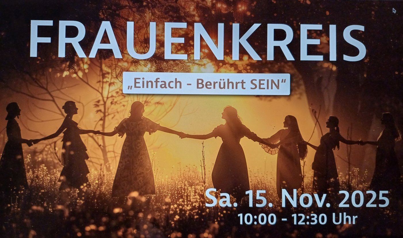 Frauenkreis - "Einfach - Ber\u00fchrt SEIN"