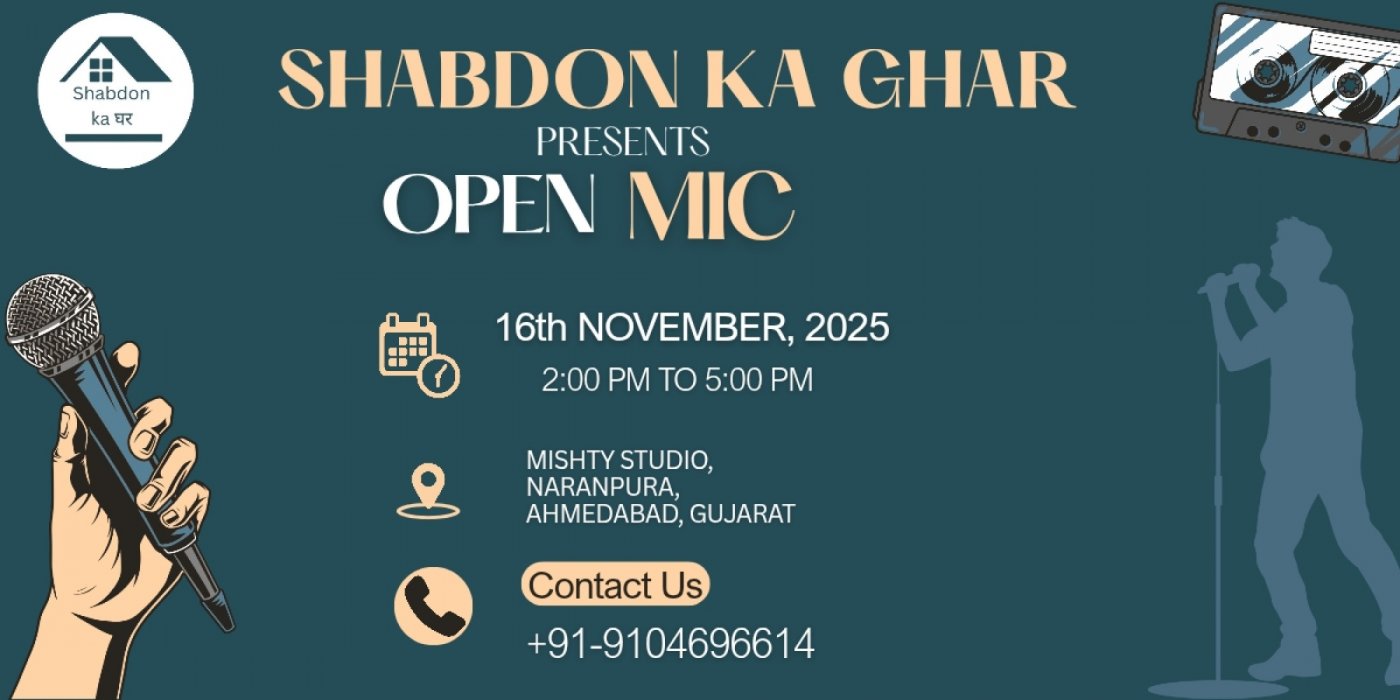 SHABDON KA GHAR OPEN MIC \ud83c\udfa4