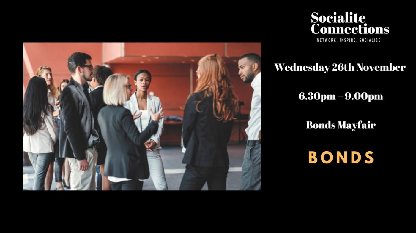 Network & Pitch: Exclusive Business, Social Event at Bonds Mayfair