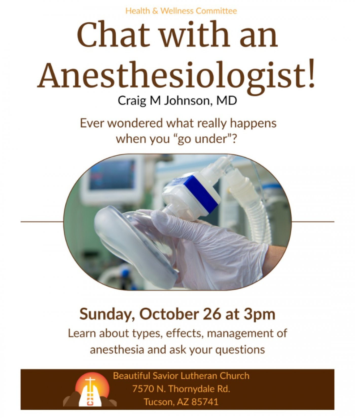 Chat with an Anesthesiologist