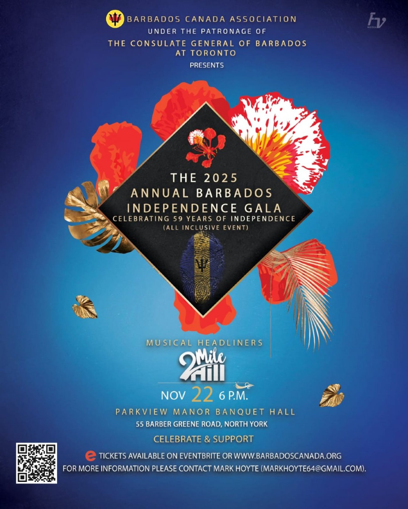Barbados Canada Association 2025 Independence Gala & Fundraiser