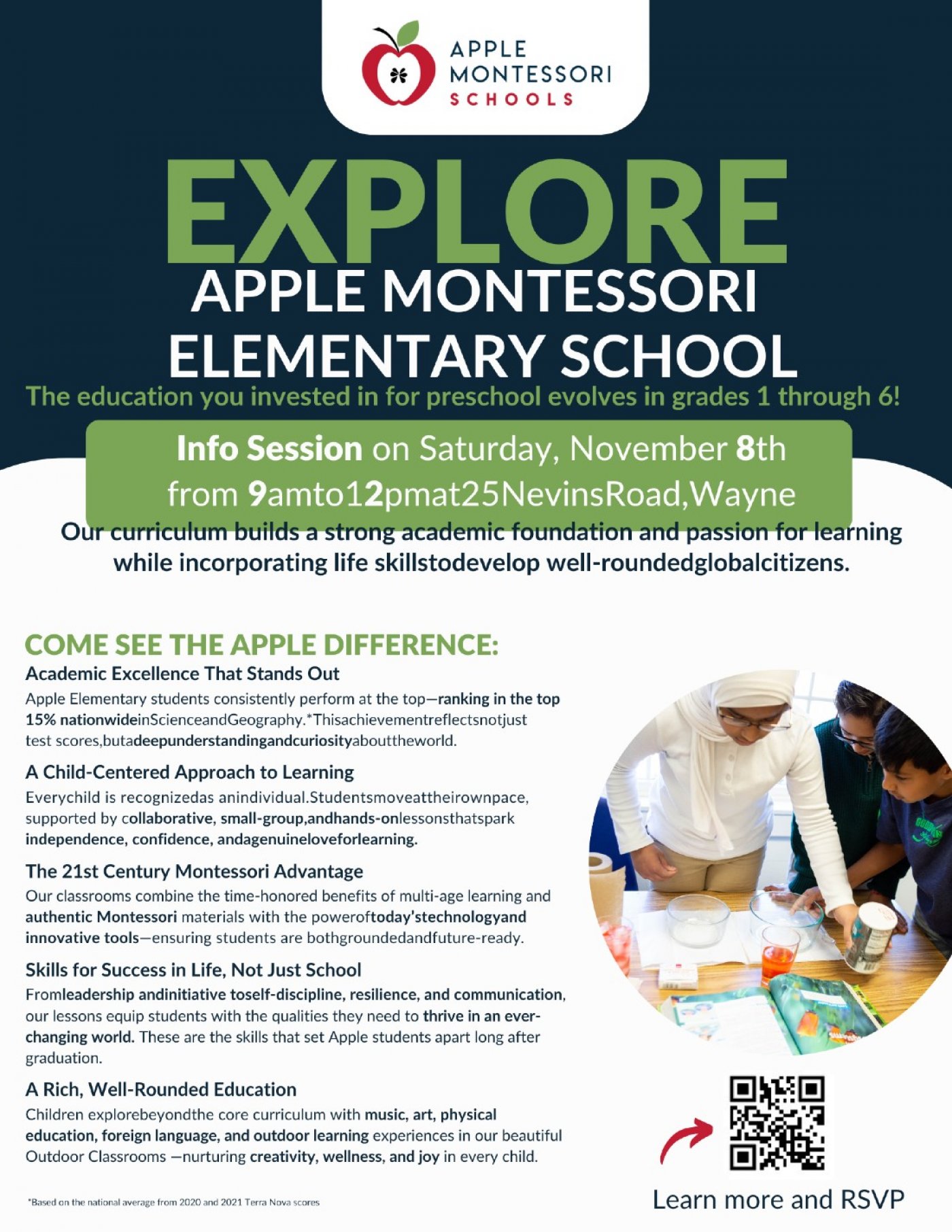 Apple Montessori School Wayne - Elementary Info Session 