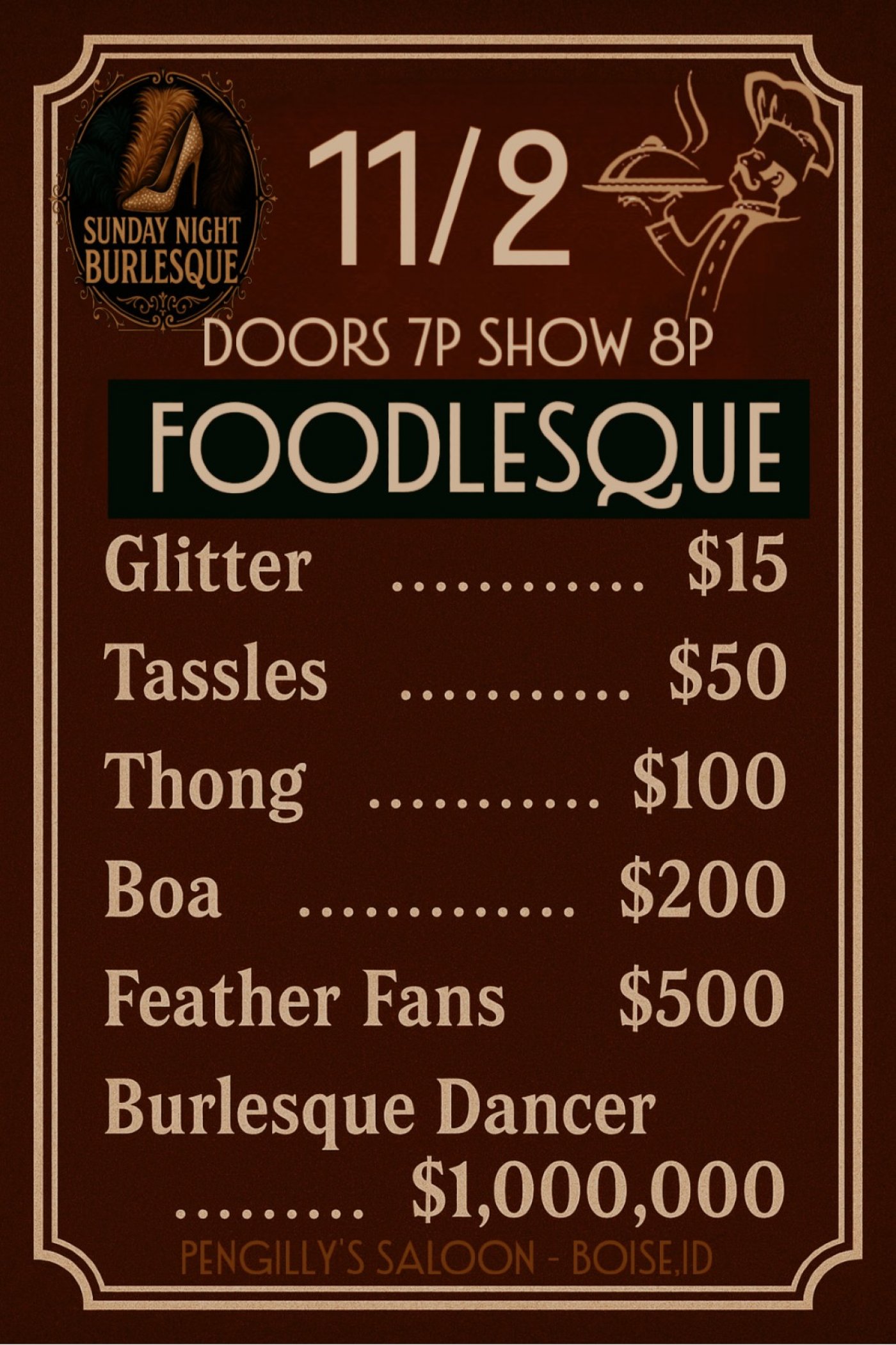 Sunday Night Burlesque's Foodlesque