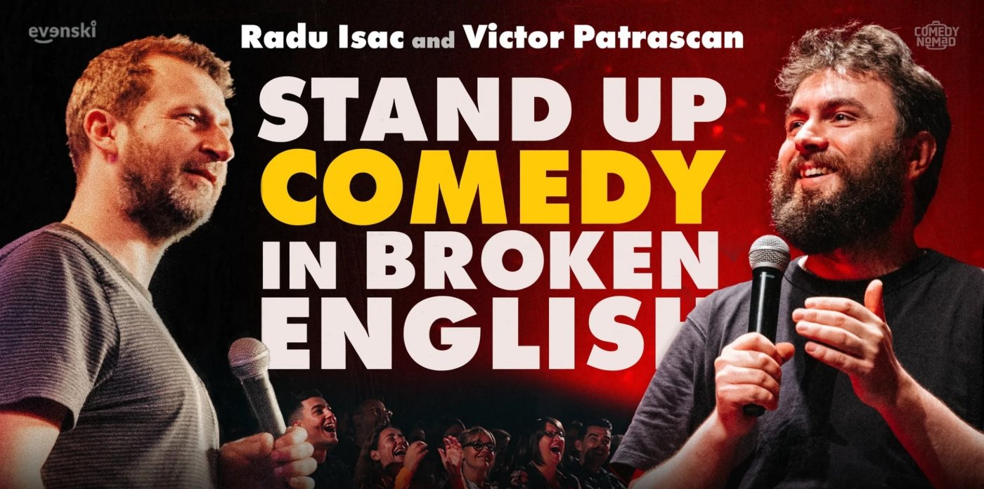 Stand up Comedy in broken English \u2022 Radu Isac & Victor Patrascan in Malta