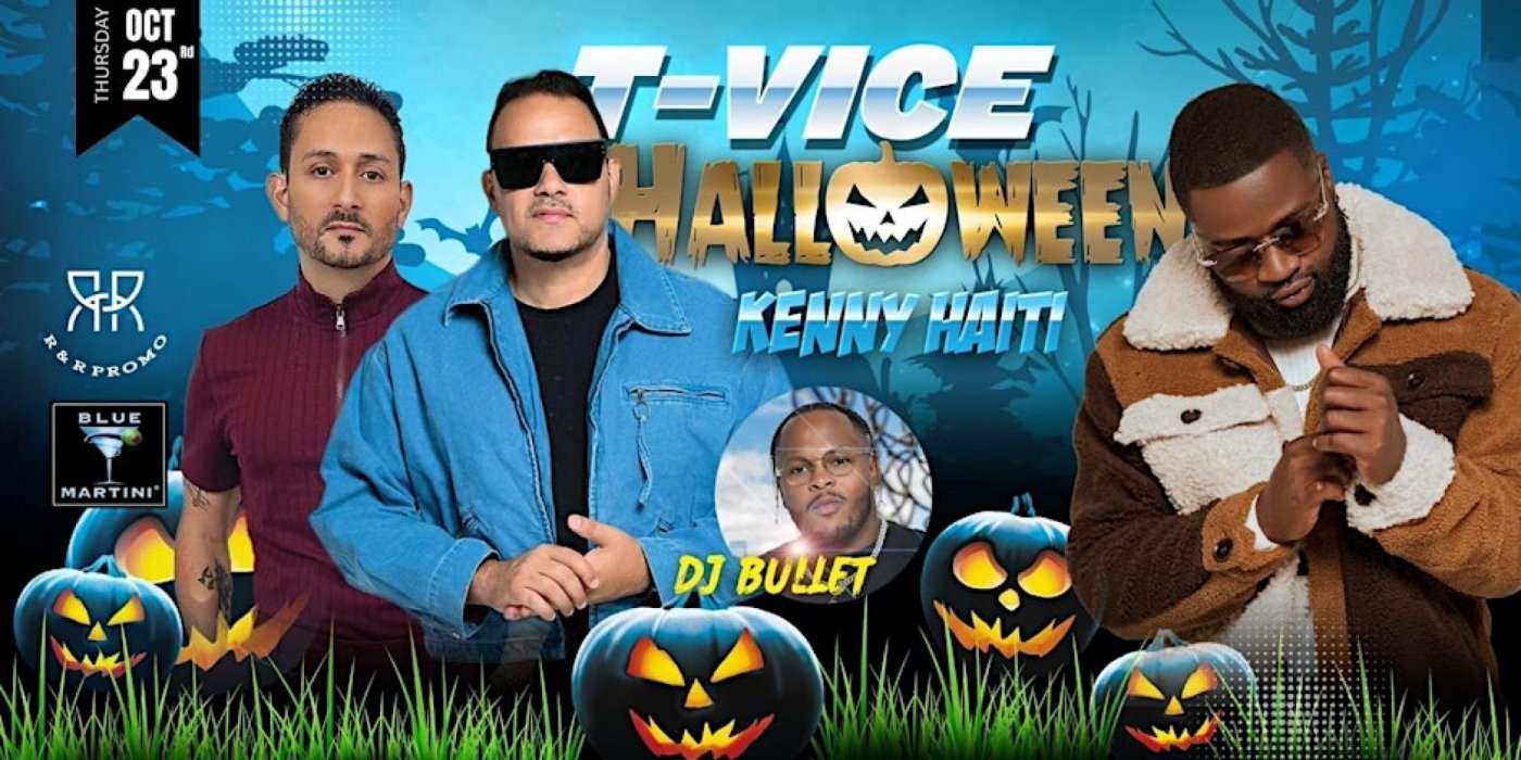 Tvice and Kenny Haiti Halloween Party Blue Martini Fort Lauderdale