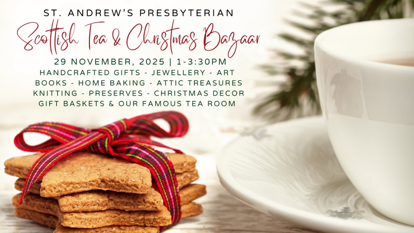 Scottish Tea and Christmas Bazaar at St. Andrew's Church