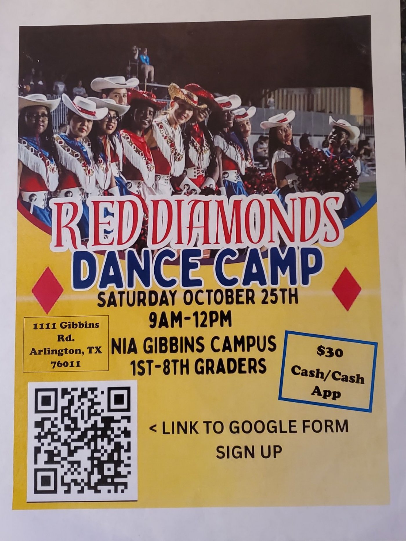 Red Diamonds Dance Camp!!