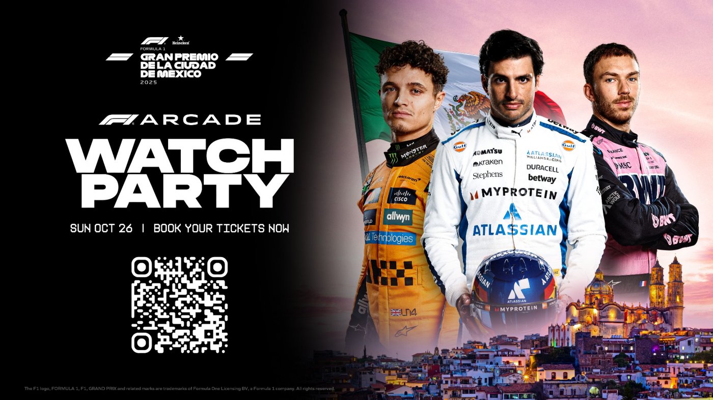Official F1\u00ae Arcade Mexico City Watch Party