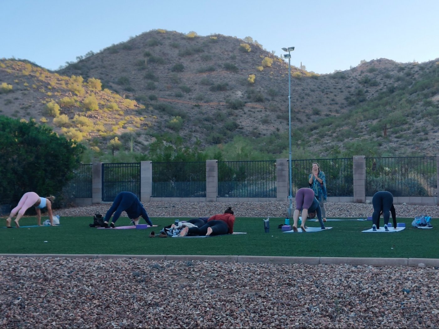 Sunrise Yoga at Blisstopia Retreats - stay after for coffee or tea