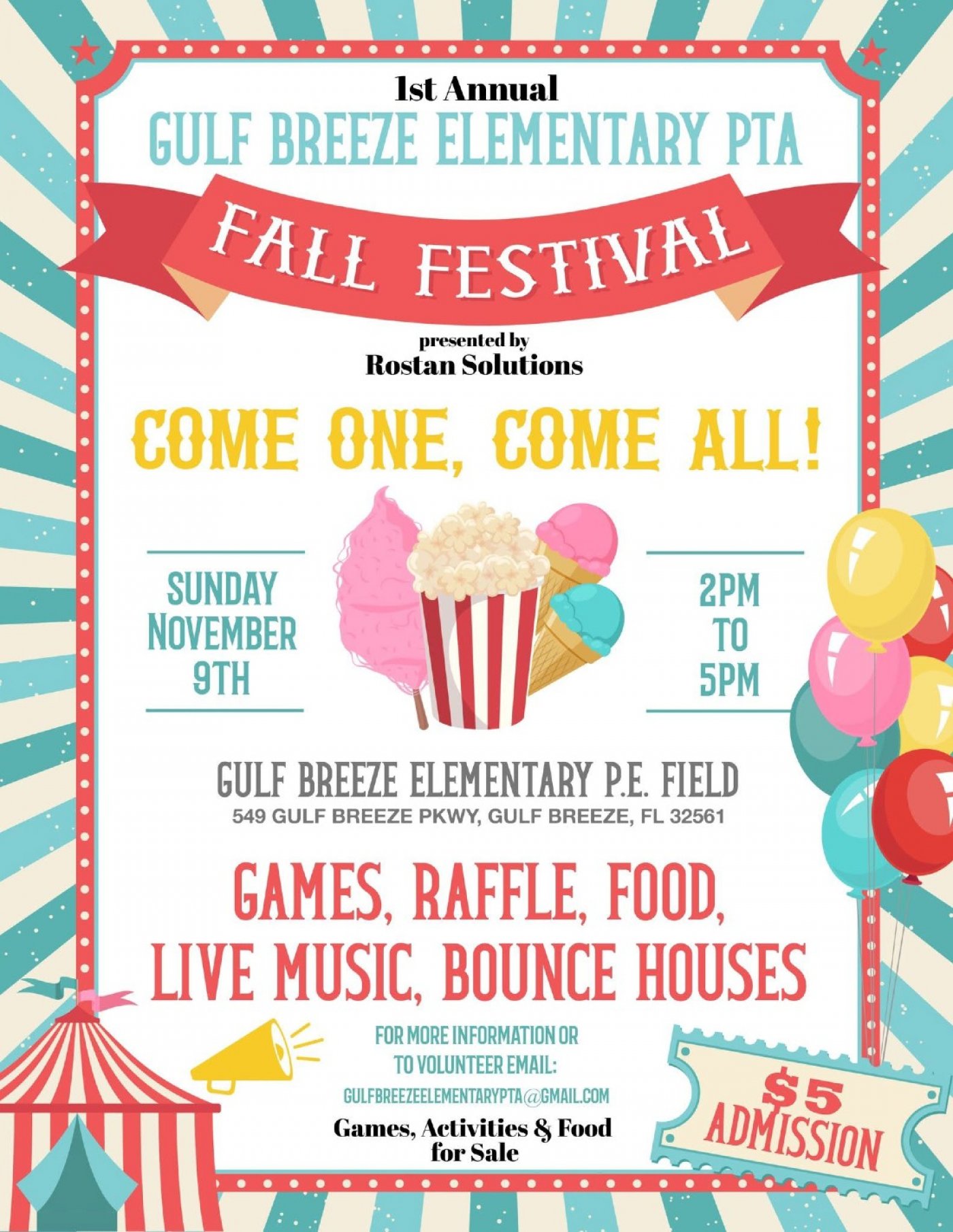 Gulf Breeze Elementary PTA Fall Festival