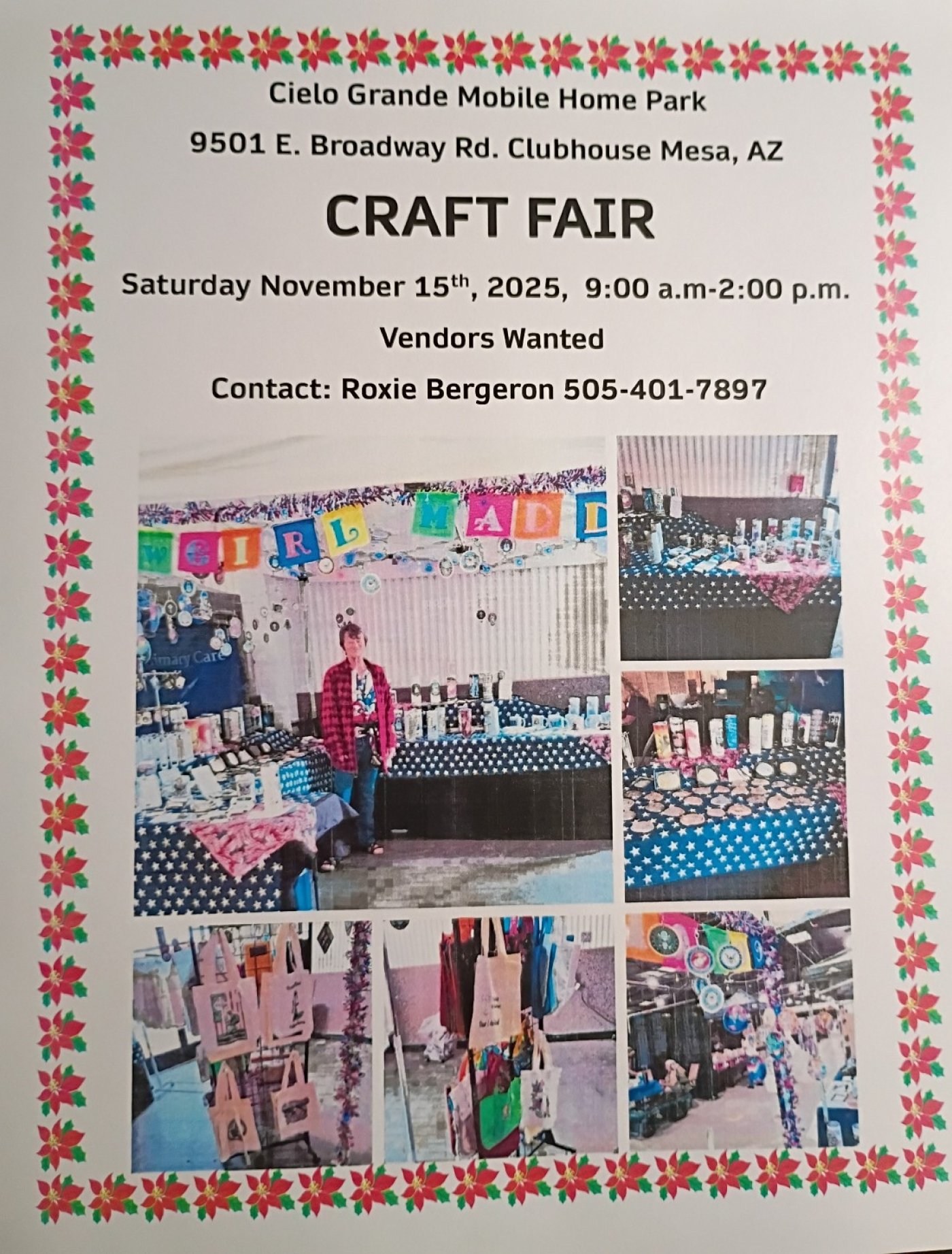 Cielo Grande Mobile Home Park CRAFT FAIR