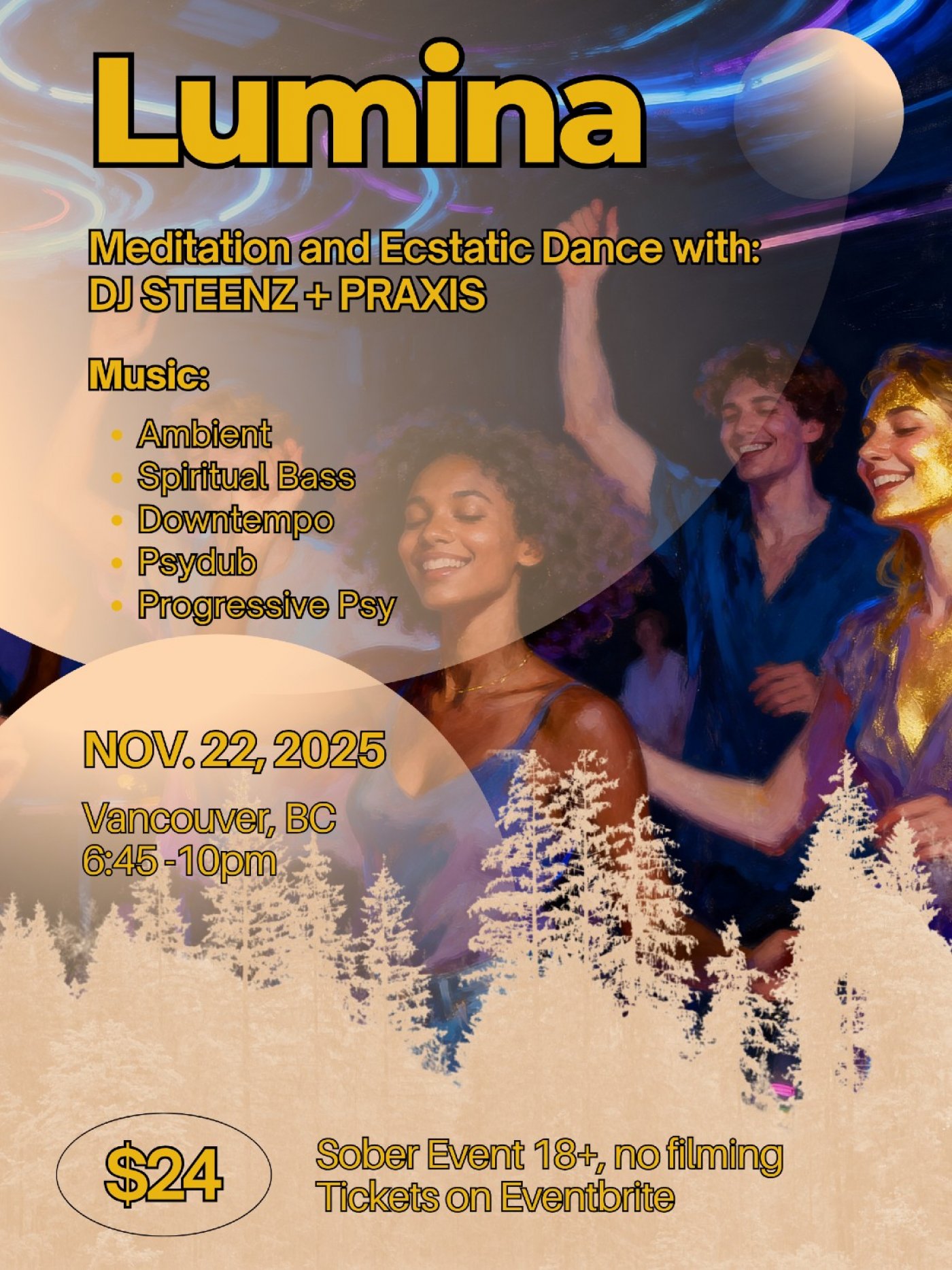 Lumina Meditation + Ecstatic Dance Event