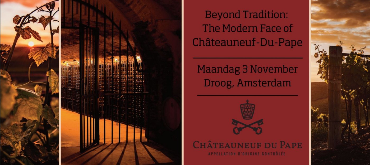 AOC CH\u00c2TEAUNEUF-DU-PAPE WINE TASTING & AFTERWORK - ENKEL WIJN PROFESSIONALS