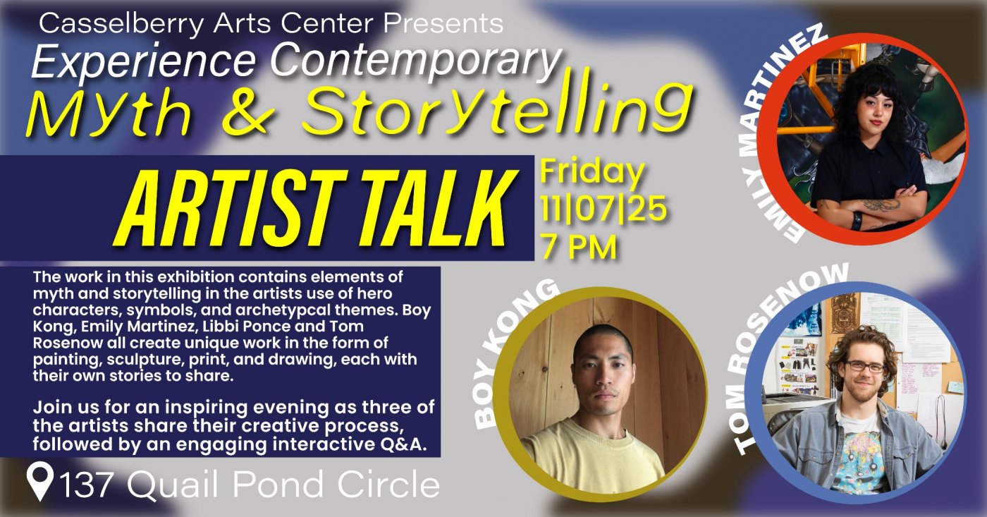 Artist Talk - Experience Contemporary (Myth and Storytelling) - November 7