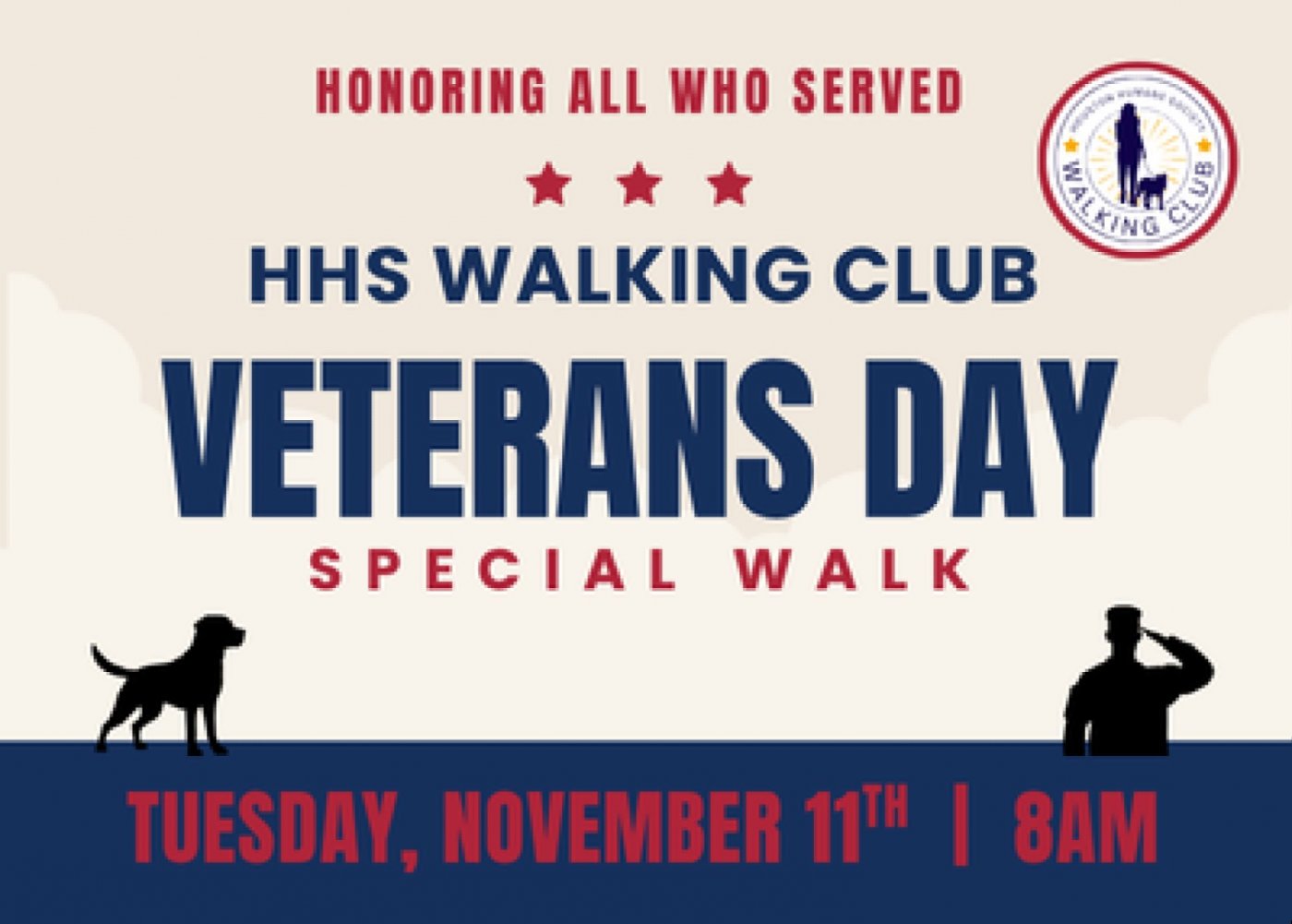 Veterans Day Walking Club