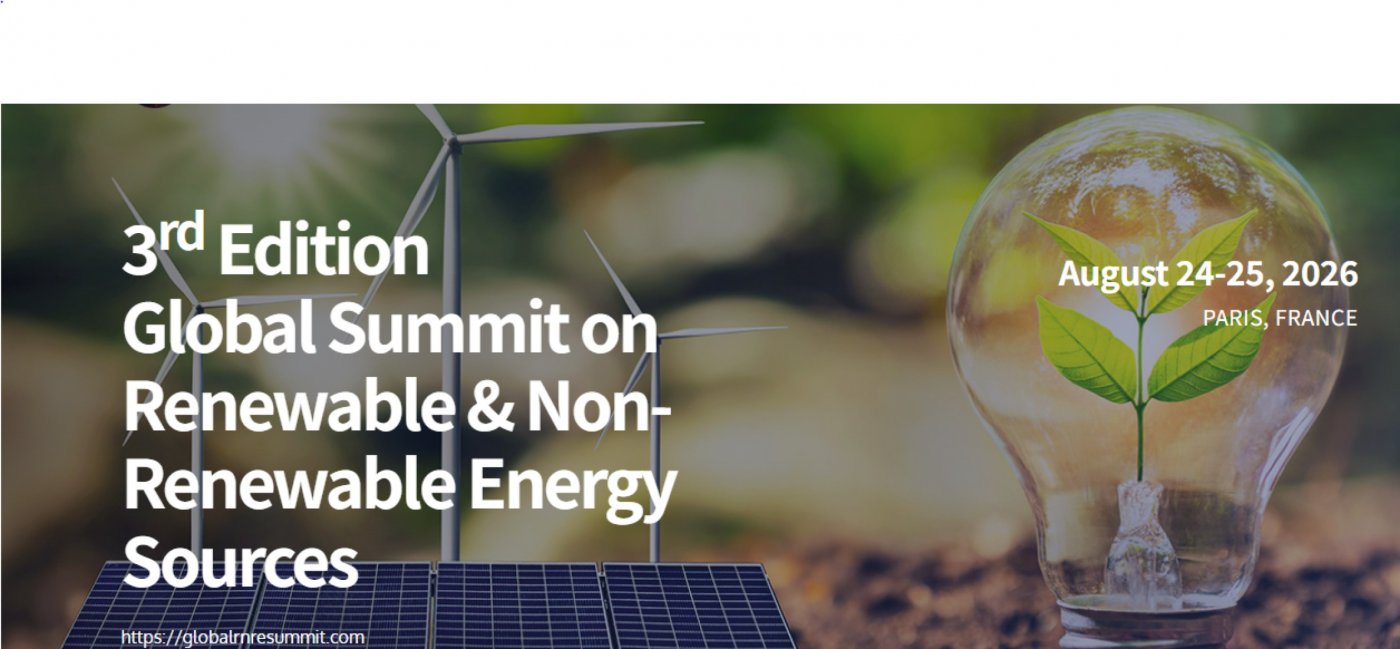 3rd Edition Global Summit on Renewable & Non-Renewable Energy Sources