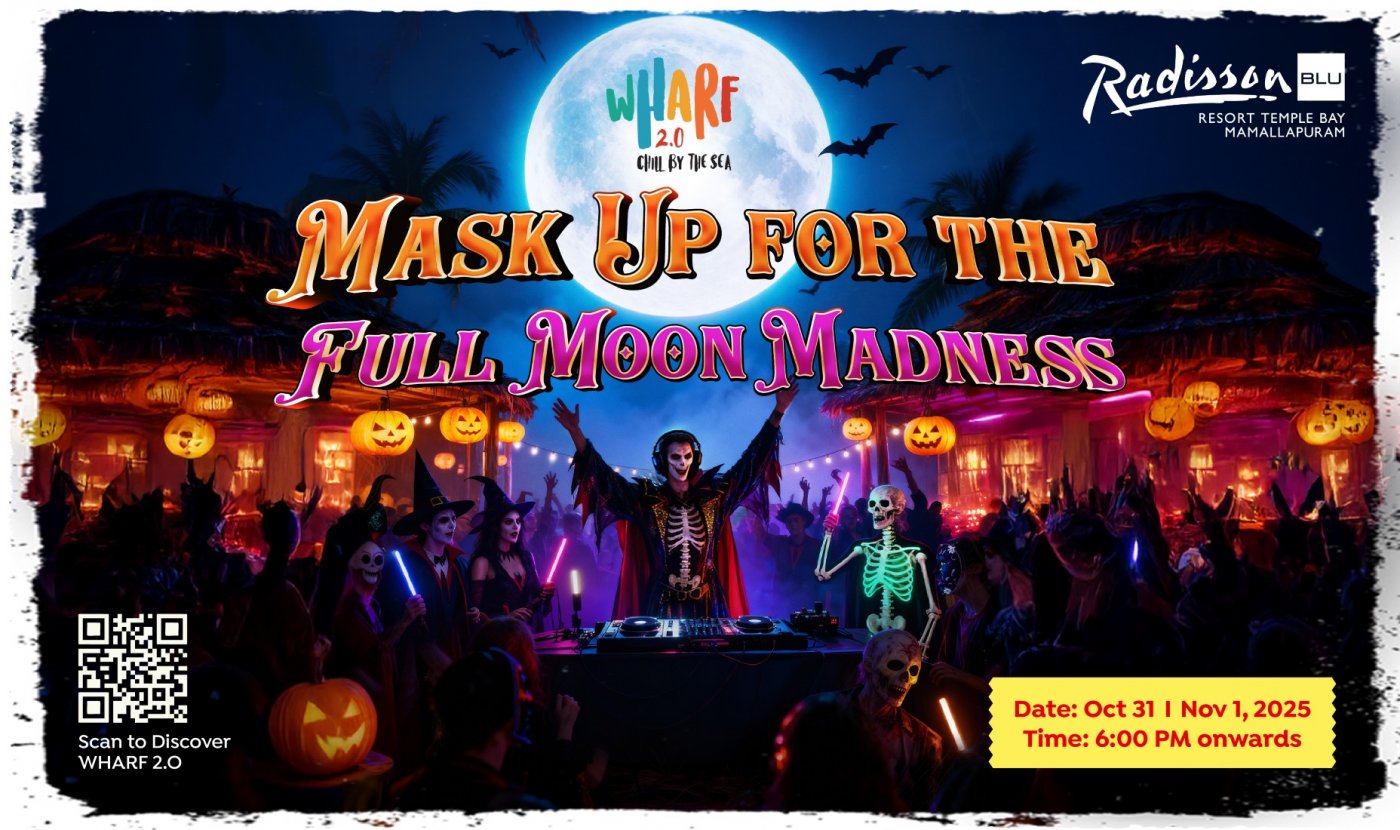 Mask Up for the Full Moon Madness at Wharf 2.0