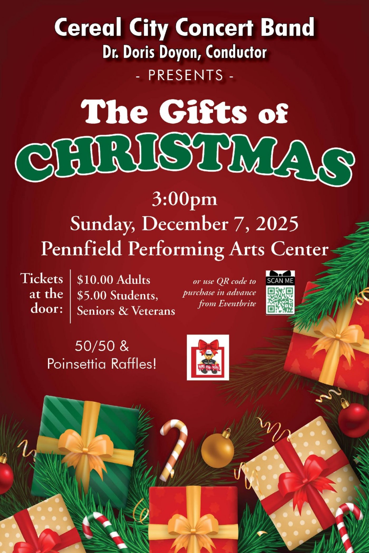 Cereal City Concert Band Presents The Gifts of Christmas