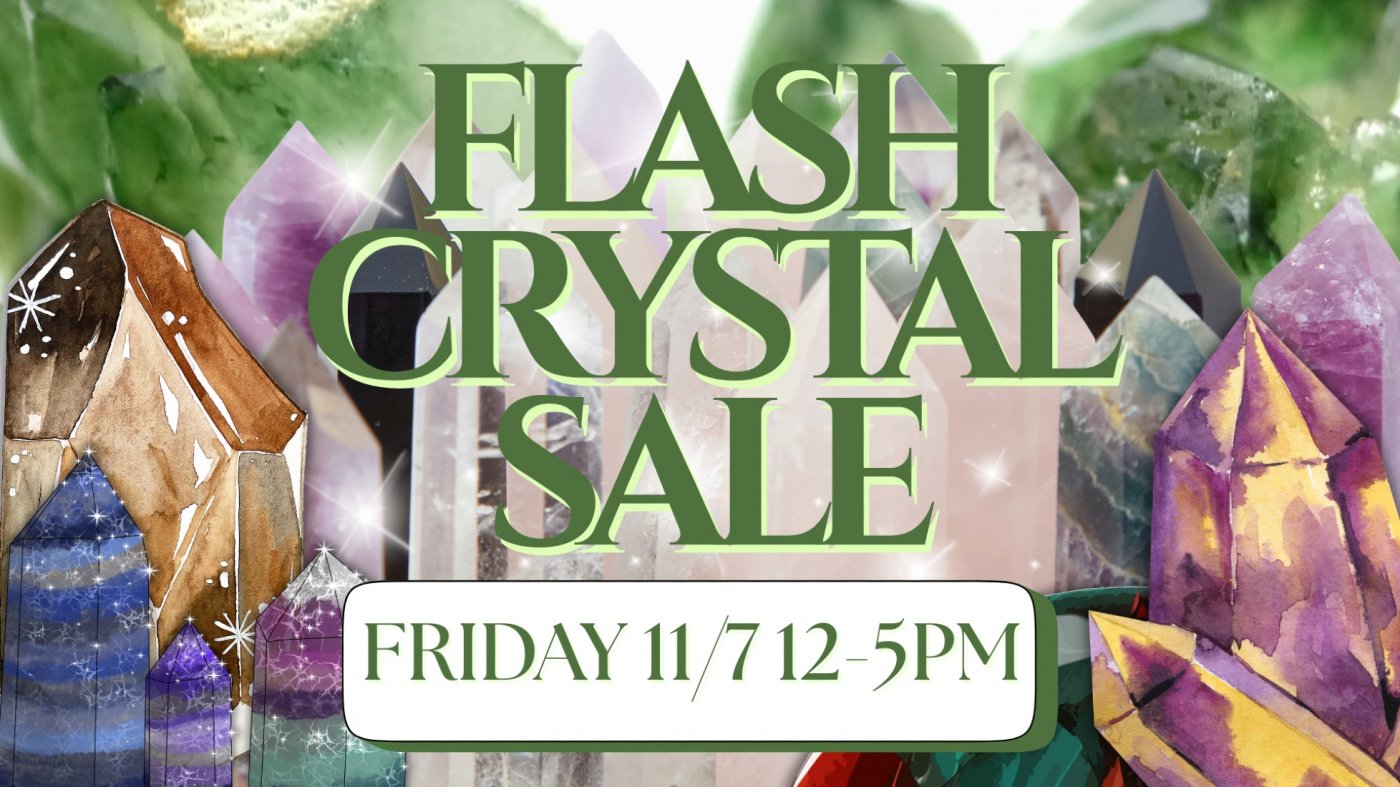 CRYSTAL HALF-OFF SALE!