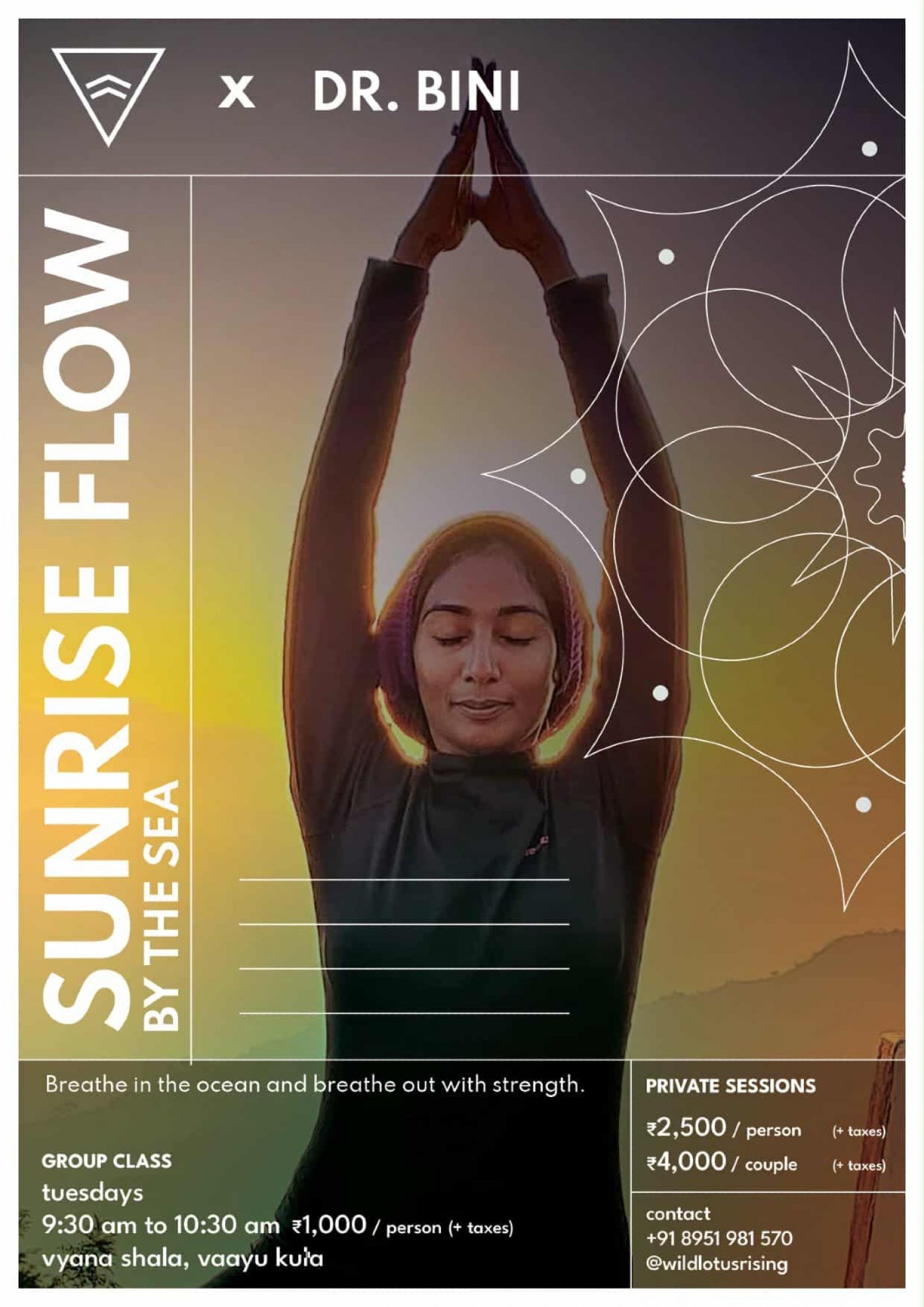 Sunrise Flow By The Sea at Prana Cafe