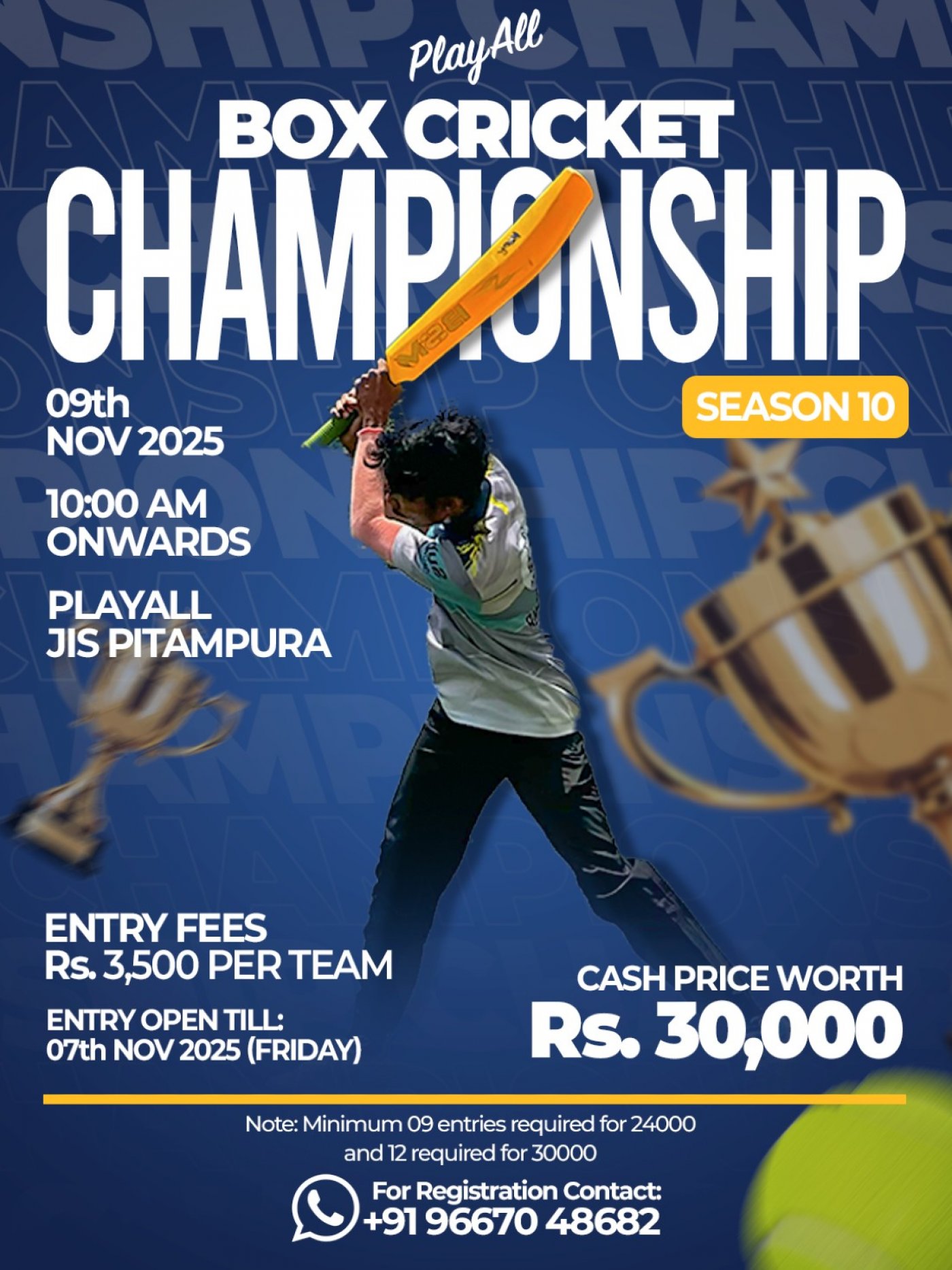 North Delhi Box Cricket Championship Season - 10