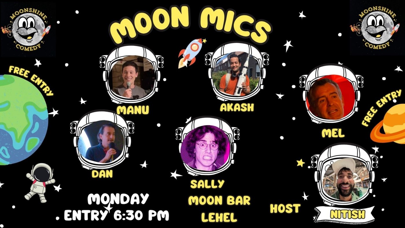 Moon Mics: A Moonday Comedy show