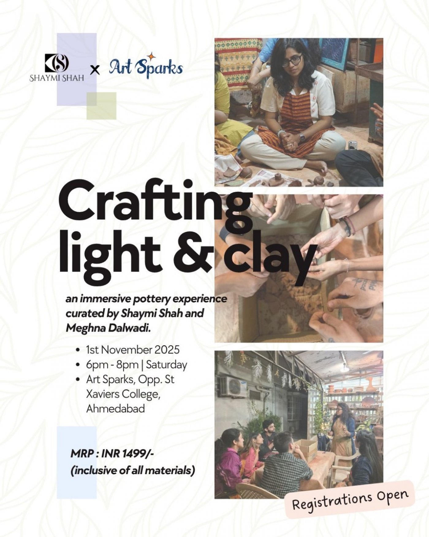 Crafting light and clay