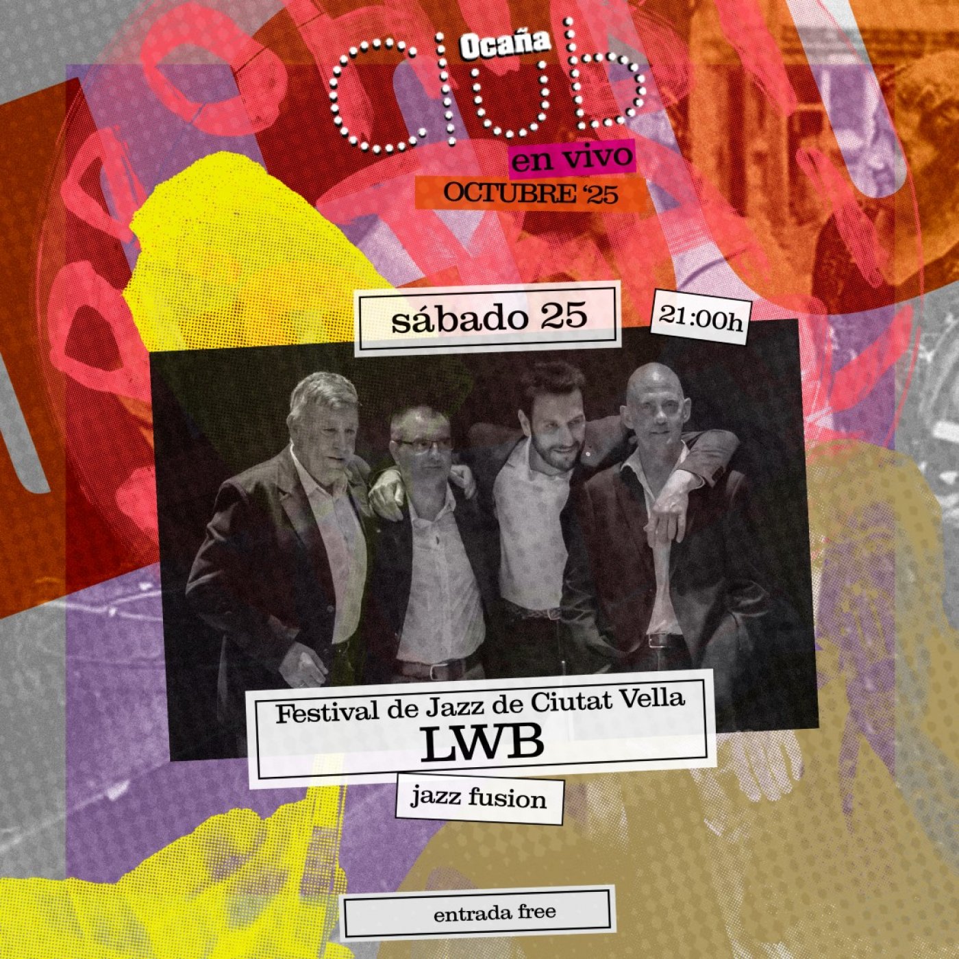 Ciutat Vella Jazz Festival presents LWB (Jazz, Fusion, Flamenco) (FREE)