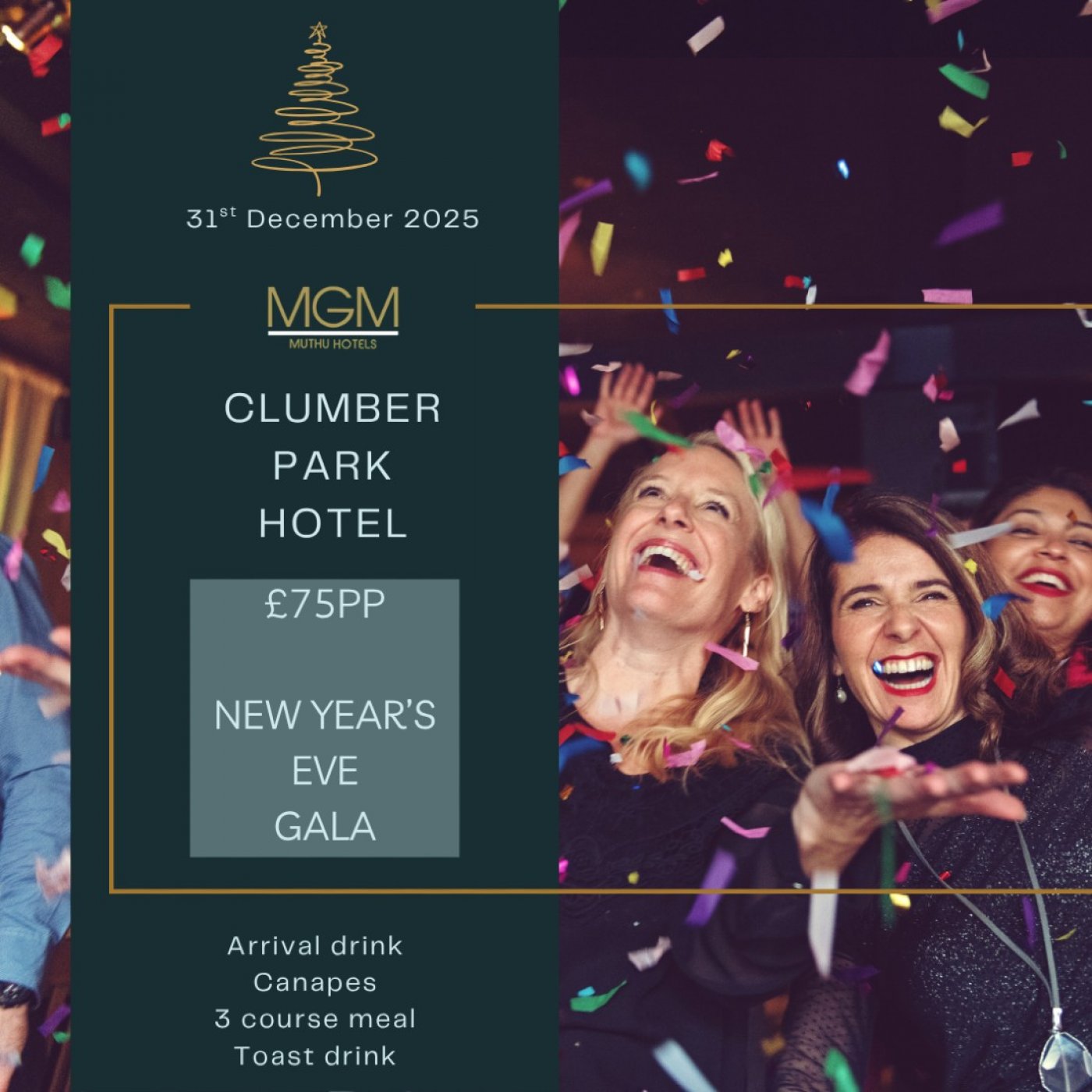 New Year's Eve Clumber Park Hotel & Spa